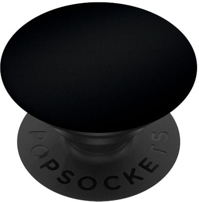 PopSocket PopGrip:Black Pop Socket for Phone Black Cell Phone Popsocket Black Swappable PopGrip