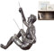 Genikeer Harz Felsenkletterer Wandbehang Skulptur, Climbers Wanddeko für Dekoration, Wandschmuck Kletterer Figur für Zuhause