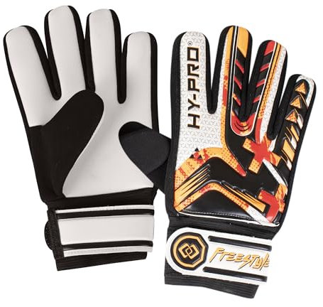 Hy-Pro Freestyle Goalkeeping Gloves | Size 5, Junior, Goalie, Soccer, Excellent Protection, Padding, Optimum Grip, Breathable