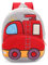 MIDSuN Rucksack Bagger Kindergarten,Bagger Rucksack Kindergarten Kindergartenrucksack,Mini Rucksack Bagger für 2-5 Jährige Kindergarten Junge und Mädchen (Feuerwehrwagen)