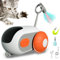 Interaktives Katzenspielzeug mit Fernbedienung, Intelligenter Katzenball mit 2 Modi, Intelligentes Elektrisches Mouse Haustierspielzeug, USB Wiederaufladbar, Geschenke für Katzen (orange Farbe)