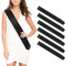Schärpe 6 Stück Schwarz Schärpen blank Party Accessoire schärpe Bedrucken personalisierte Satin schärpe DIY schärpe für Geburtstag Hochzeit Bachelorette Party JGA Abitur Schönheitswettbewerb