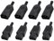 8 Pcs IEC 320 C14 Spina Maschio a C13 Presa Femmina Connettore Alimentazione, AC250V 10A 3 Pin Terminal Panel Mount IEC320 C14 Maschio C13 Femmina, Adattatore CA IEC 320 da C14 a C13