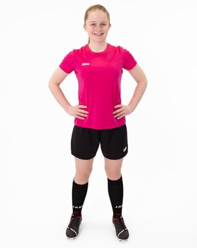 JAKO Damen Trikot Team, Kurzarm, deep pink, 44