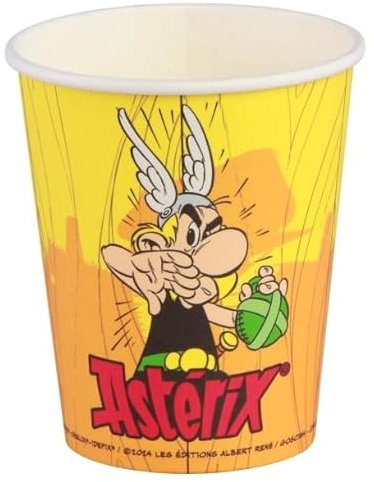 Chaks 12803-AX, Lot de 8 Gobelets en Carton 25cl Astérix ®