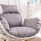 Hanging Egg Chair Cushion Cover - Waterproof Outdoor Single Seat Swing Egg Chair Cushion Cover with Zipper No Filled(Only Cover)(C)