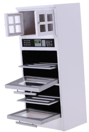 YARNOW Mini Meuble De Cuisine Meuble De Cuisine pour Poupée Four à Micro-Ondes Jouet Miniature