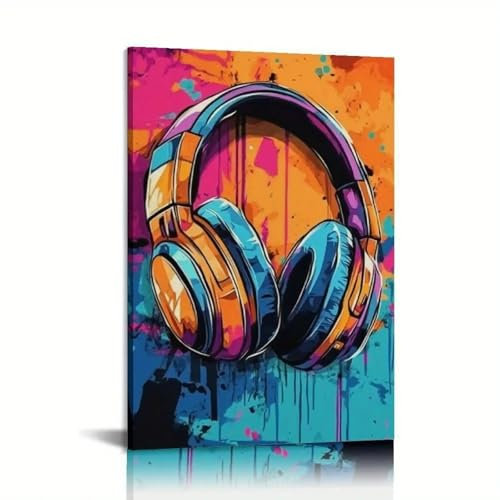 CAOXTART 1PC Retro Gaming Posters and Prints Set - Cool Gamepad Canvas Painting for Boy's Bedroom Game Room Decor Wall Art Pictures 40x60cm Frameless