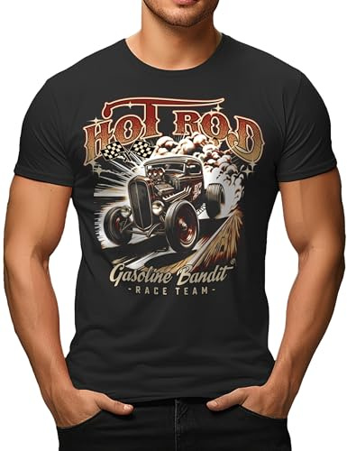 Cooles Herren Classic Oldtimer Hot Rod T-Shirt: Race Team