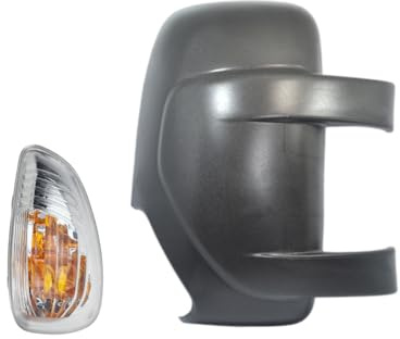 PROMOLINK Cache de rétroviseur droit pour rétroviseur extérieur | Capuchon de rétroviseur extérieur compatible avec Renault Master Opel Movano Nissan NV400 Interstar 2010+ 1887728 261603141R