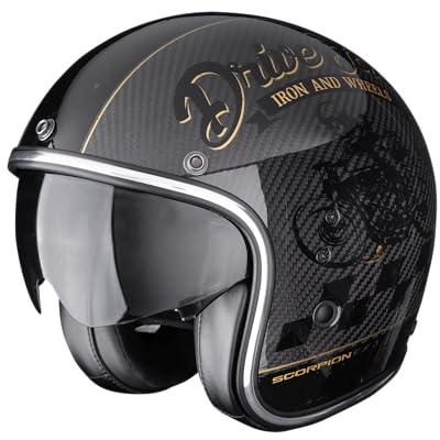 SCORPION BELFAST EVO CARBON ZIPPY Black-Gold M