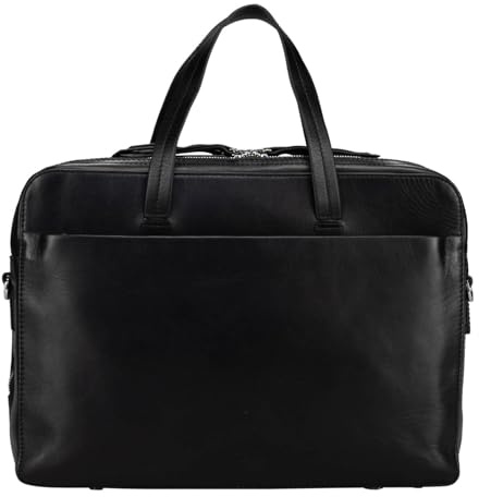 Jost Leder Laptoptasche Businesstasche mit Laptopfach Arva Business Bag Black schwarz