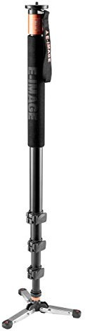 monopiede E-IMAGE ma-70 di alluminio con testa fluida per Video