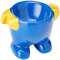 KitchenCraft Ceramic 'Mr GR-EGG' Novelty Egg Cup, 8 x 5 x 4 cm (3 x 2 x 4) - Blue / Yellow