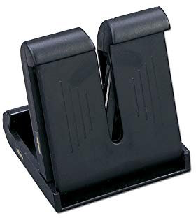 Arcos Spitzer - Box 6 Stück Professionelle Taschenmesserschärfer - Gemacht aus Plastic Farbe Schwarz (6 pcs)