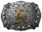 Urban Backwoods Western Letter N Gürtelschnalle für Wechselgürtel Buckle