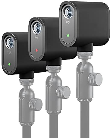 Mevo Start 3-Pack, Streaming in diretta con videocamere wireless e risoluzione HD 1080p, Controllo app intelligente, Streaming tramite Wi-Fi, Nero