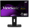 ViewSonic VG2448-PF Monitor ergonómico de 24 pulgadas IPS 1080p con filtro de privacidad incorporado HDMI DisplayPort USB y inclinación de 40 grados