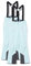 Jack Wolfskin Damen Snow Hose, Frosted Blue, 36