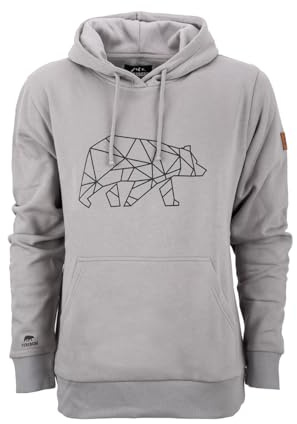 FORSBERG Pettarson Hoodie Herren Kapuzenpullover Bärenlogo Freizeit
