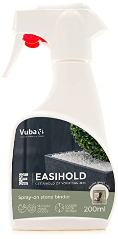 Easihold Mini Spray 200ml Kiesbinder für Steine, Kies und Mulch in Pflanztöpfen und kleinen Räumen Hält bis zu 3 Jahre, ungiftig, gebrauchsfertig