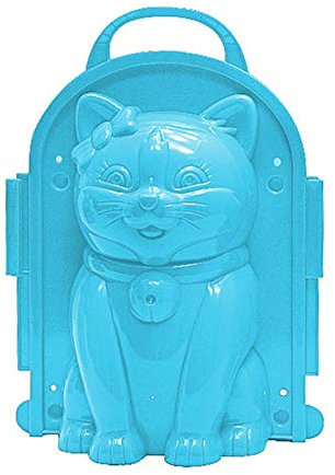 BSOMAM 3D-Schneeform, Schneeball-Form, Katzen, Pinguin, Weihnachtsmann, Winter-Schnee-Form, Spielzeug, Outdoor-Spiel, Schneespielzeug, zufällige Farbe (Katze)