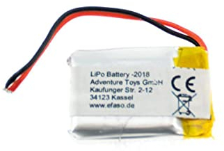 efaso Akku 3,7V 220mAh Li-Po ohne Stecker kompatibel mit Syma S107H S107G Helicox 6028 helicox 6029