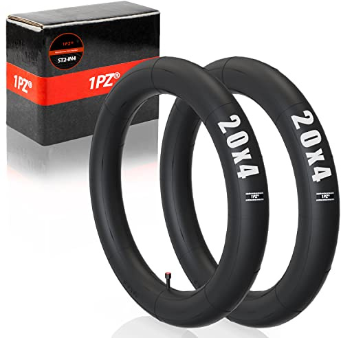 1PZ ST2-IN4 2X Cámara de Aire 20 x 4.0 con válvula sv32mm para Fat Bike Bicicleta de Montaña Eléctrico, para Rueda Gruesa de 20 Pulgadas