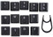 Clavier mécanique pour Logitech G915TKL G913 ultra fin rétroéclairé RVB antidérapant pour ordinateur sport G915 G815 G813 Texture Game 13 touches (noir)