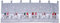 Mojawo Weihnachtsgardine LED Gardine Weihnachten Scheibengardine X-Mas beleuchtet Fenstergardine 45x120cm