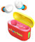 JLab Fruity Pebbles Go Air Pop - Cuffie wireless Bluetooth + custodia di ricarica, doppia connessione, resistenza al sudore IPX4, connessione Bluetooth 5.1, 3 impostazioni audio EQ