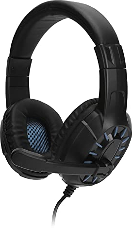 PUSOKEI Gaming Headphone, Wired Gaming Headset with Microphone, Computer Heavy Bass Wired Headset with Comfortable Large Earmuffs for a Variety of Mainstream Games