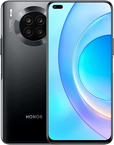 HONOR 50 Lite - Smartphone 128GB, 6GB RAM, Dual Sim, Midnight Black (Reconditionné)