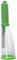 hobbyme Pelaverdure con contenitore, pelapatate da cucina con lama affilata in acciaio inox, verde