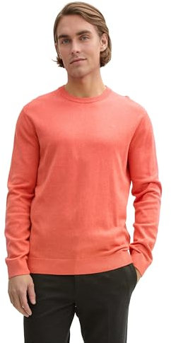 TOM TAILOR Herren Strickpullover mit Crewneck