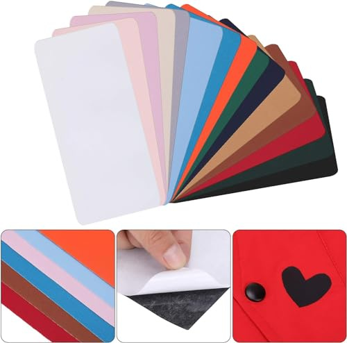 INF Kleidung Reparatur für Regenbekleidung, Jacken, Rucksäcke, Zelte, Wasserdichtes Nylon, Anpassbare Größe, 15 wasserfeste, selbstklebende Reparaturflicken