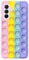 SDTEK Hülle Für Samsung Galaxy A15 Bubble Fidget Pop Weiche Handyhülle Silikon Schutzhülle (Regenbogen)