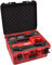 Custodia rigida per compressore d'aria per Milwaukee M18 Inflator 2848-20, impermeabile, antipolvere, antiurto, borsa per il trasporto di utensili Milwaukee, batteria e caricabatterie (nero e rosso)