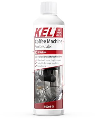 KEL - Eco Coffee Machine Descaler | Scale Remover for Espresso, Easy Maintenance to Prevent Blockages - 500ml