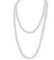 1 Stück Perlenkette Weiß,Pearl Necklace für 1920s Gatsby Perlenkette Kostüm Accessoires,Damen Lange Perlen Halskette,Weiße Elegante Modische Künstliche Perlen Kostüm Perlen Kette für Damen Herren