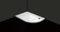Quadrant Offset White Stone Shower Tray for Shower Enclosure Slimline Heavy with Waste (900 x 760mm Right)