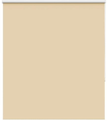 vidaXL Rolgordijn verduisterend 120x130 cm stofbreedte 116,6 cm beige
