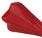 ZEONHAK 2 PCS 2 Sizes Diamond Wood Splitting Wedge, 3.5lb 5lb 4-Direction Steel Splitting Wedge, 4 Way Wood Splitter Wedge for Wood Splitting, Red