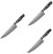 ABOOFAN 3 Pz Coltello da cucina a martello ninja cuoco macchina cavo asse coltelli professionali chef coltelli da chef professionali atrezzi tritacarne mannaia Acciaio inossidabile Black