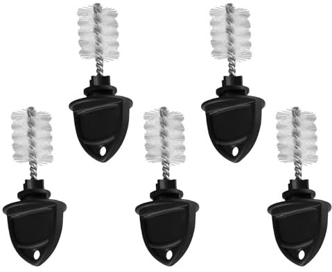 divuukyi 5 Stück Bierhahnstopfen und Reinigungsbürsten für Zugbierhähne sorgen für saubere und frische Wasserhähne