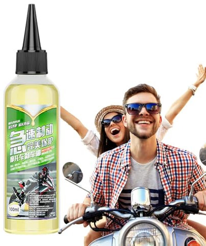 Motorcycle compatible à haute température Fluide de frein 100 ml Huile de frein automobile Scooter Tricycle Système hydraulique Maintenance Prévention du lubrificateur Répatible Répatible Automotive S
