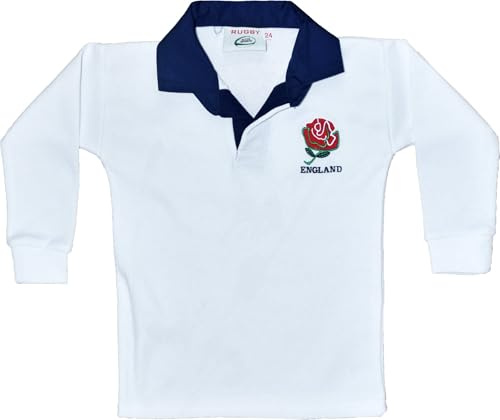 New Model UK England Rose Rugby Shirt for Kids Size 22 to 33