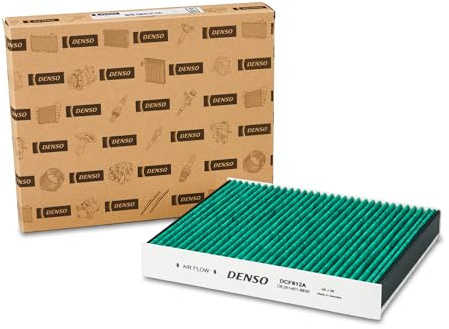DENSO ClearAir+ Innenraumfilter (Teilenummer DCF812A) 5-lagige Filterung mit antibakteriellem Schutz, entfernt bis zu 99% aller Bakterien und Viren