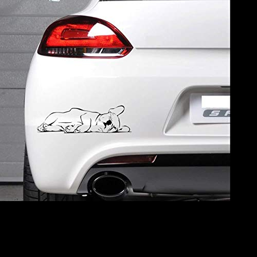 myrockshirt Französische Bulldogge Baby 25 cm Aufkleber von ohne Hintergrund, UV und Waschanlagenfest, hochwertig geplottet, Decal, Sticker,Tuning,für Lack,Scheibe,Laptop und alle glatten Oberfläch