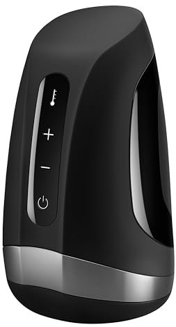 Satisfyer Men Heat Vibration | Sex-Spielzeug für Männer | realistische Taschenmuschi | extremer Penis-Masturbator | wasserdichter Penis-Vibrator | wiederaufladbares Sextoy | beheizter Stimulator